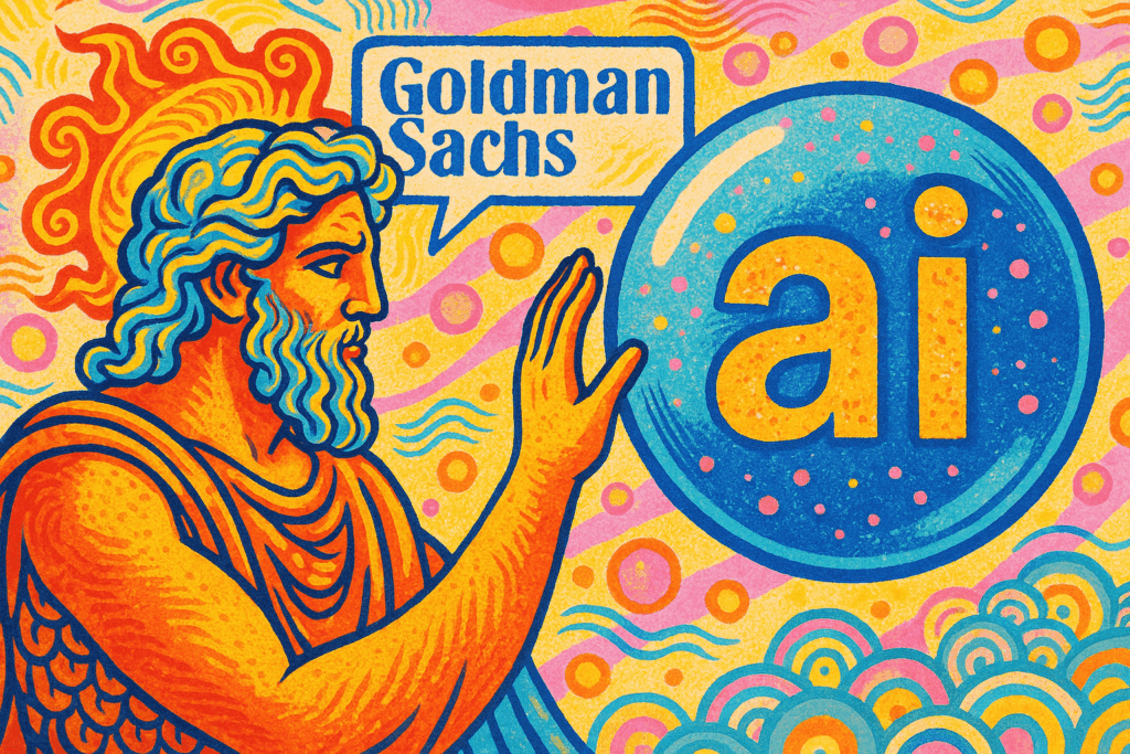 Goldman Sachs Issues Cautionary Alert on AI Market Bubble Risks